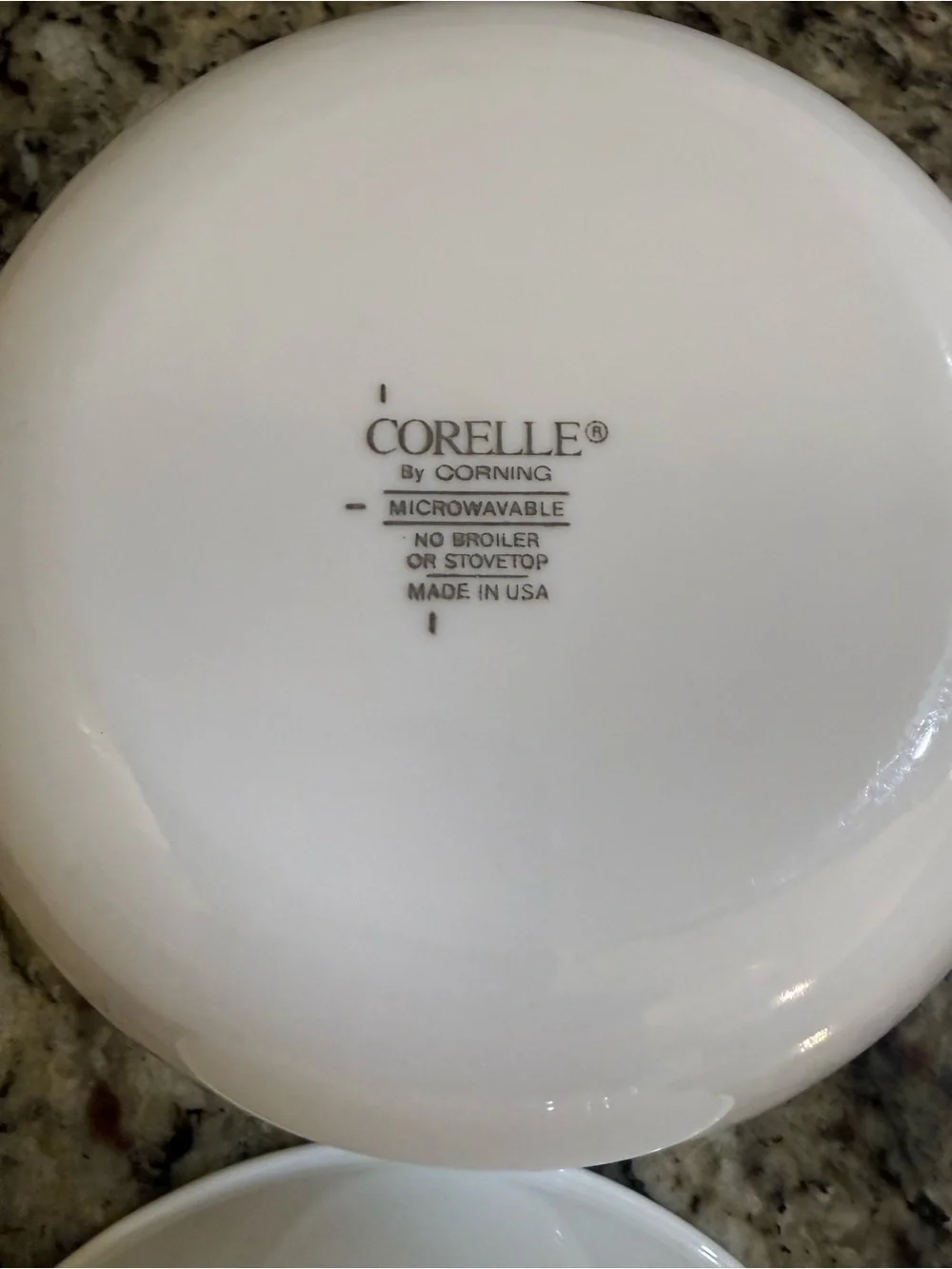 Corelle Winter Frost White Plain White Soup Cereal Bowls Deep 6-1/4” Set of 4